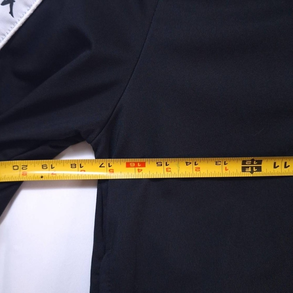 Kappa Track Jacket‎ Full Zip Black White Logo Tape Athleisure Womens S Retro - Picture 10 of 11